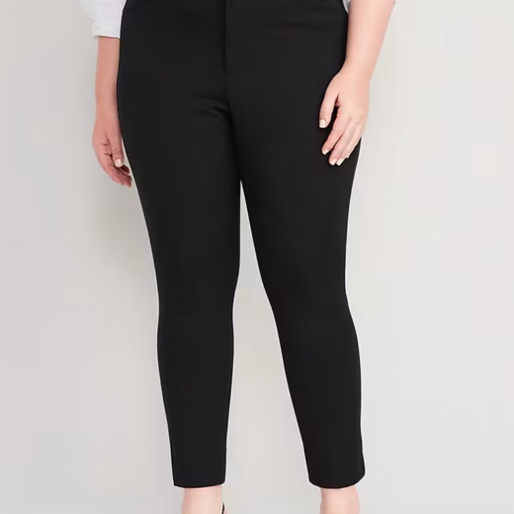 Old navy high waisted skinny smooth pocket  Black Women's Pants